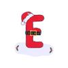 26 Letters Christmas Tree Ornament Christmas Pendant DIY Alphabet Pendant Atmosphere Decoration Christmas Tree Letters 1PC