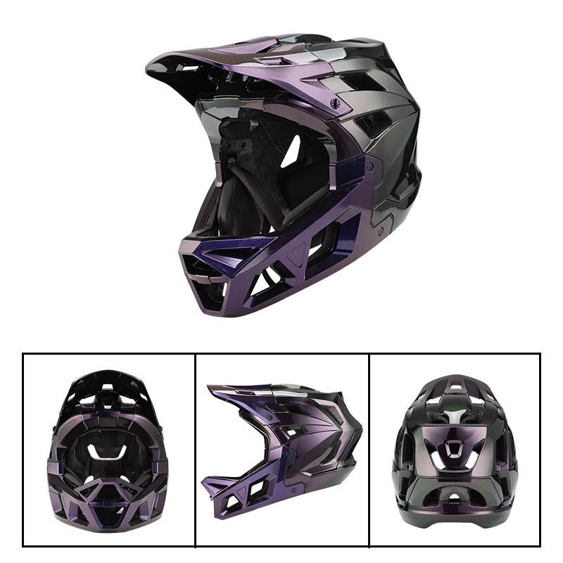 Full Face Mountain Bike Helmet Downhill Racing Adult Cycling Safety Gear EPS PC Shell