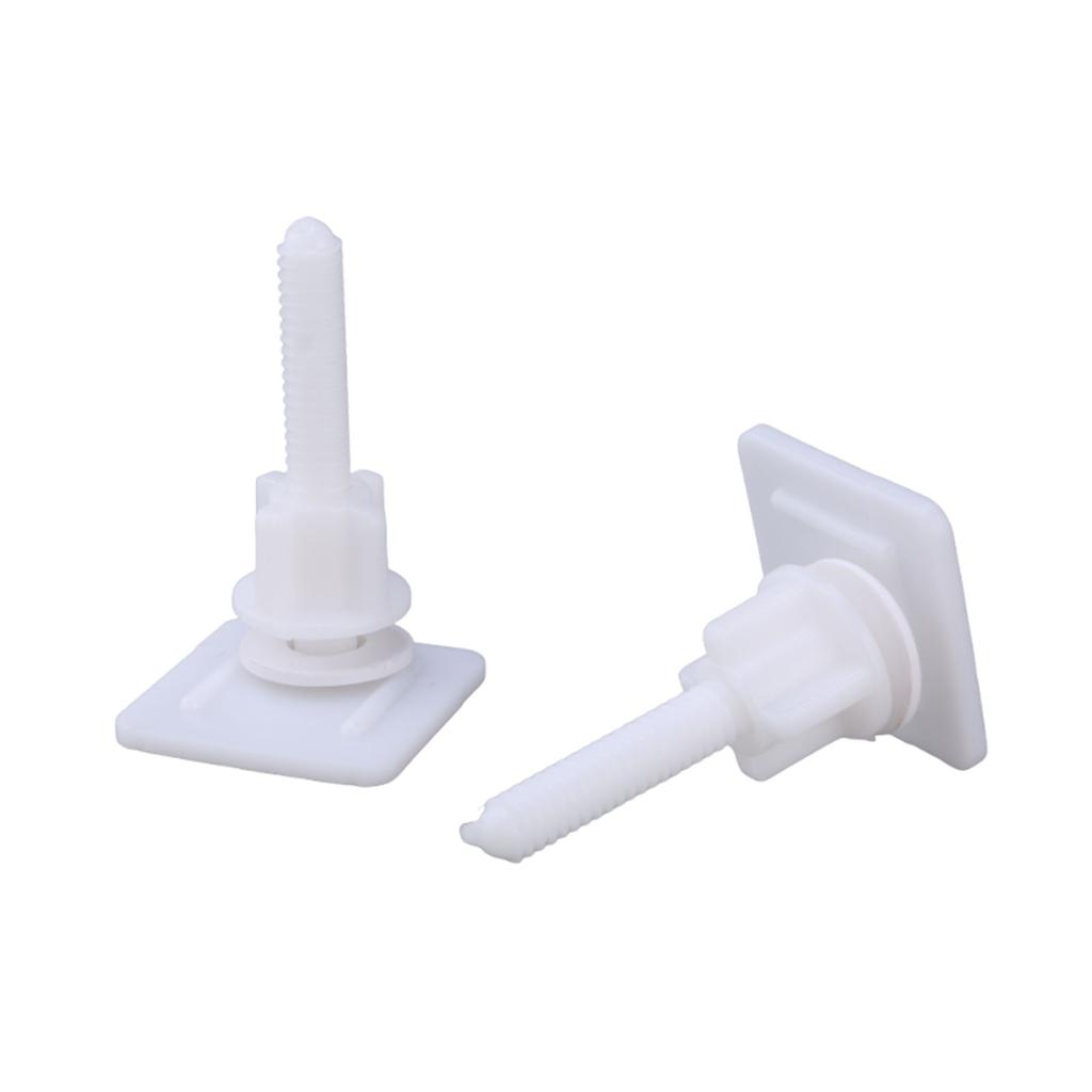 Bathroom Fixture Fasteners Convenient Toilet Cover Screw Bolts Toilet Lid Mounting Set Essential Toilet Installation Set