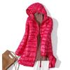 Ultralight Women Puffer Jacket Duck Down Hooded Coat Warm Windbreaker Parka for Autumn Winter Portable Female