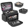 Yousimei Professional Makeup Large with Transparent Cosmetic Cosmetic Storage Trolley Shoulder for Business and Box, Capacity, Pouch, Bag, Bag,