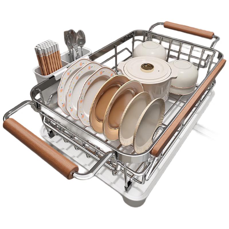 304 Stainless Steel Countertop Dish Drying Rack