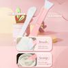 Double-Ended Silicone Mask Brush Mixing Stick Mask Scraper Soft-Tipped Spa Tool Makeup Brush