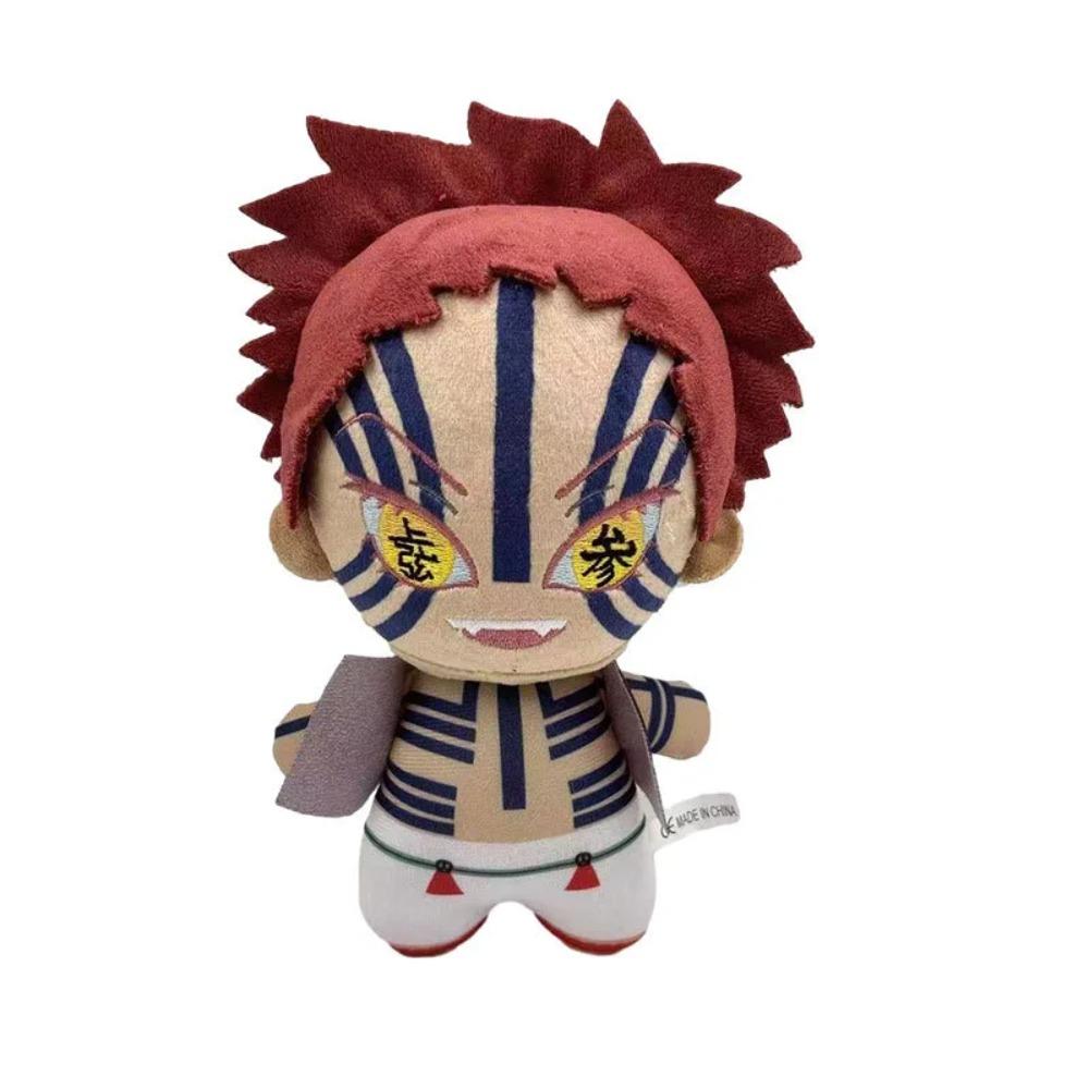 New Demon Slayer Plush Stuffed Toy Kamado Nezuko Akaza Kokushibo Cartoon Anime Figure Manga Doll Pendant Kid Birthday Gift Decor