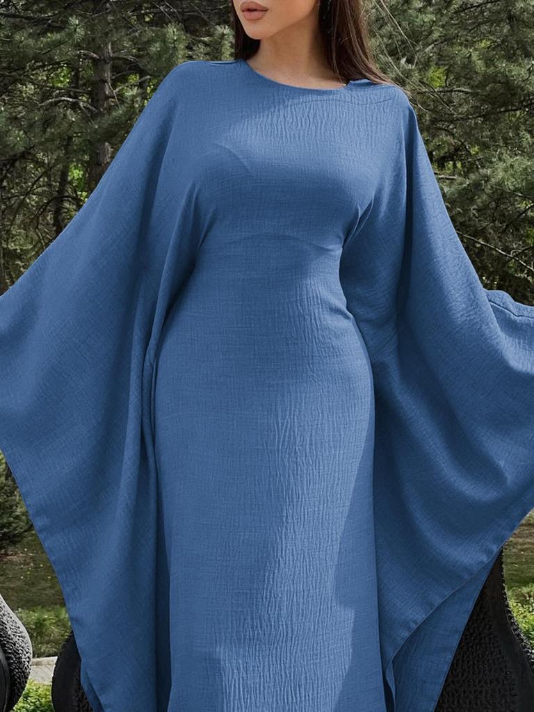 Kai Kuo Elegant Long-Sleeved European & American Fashion Dress for Women 2025 Autumn/Winter