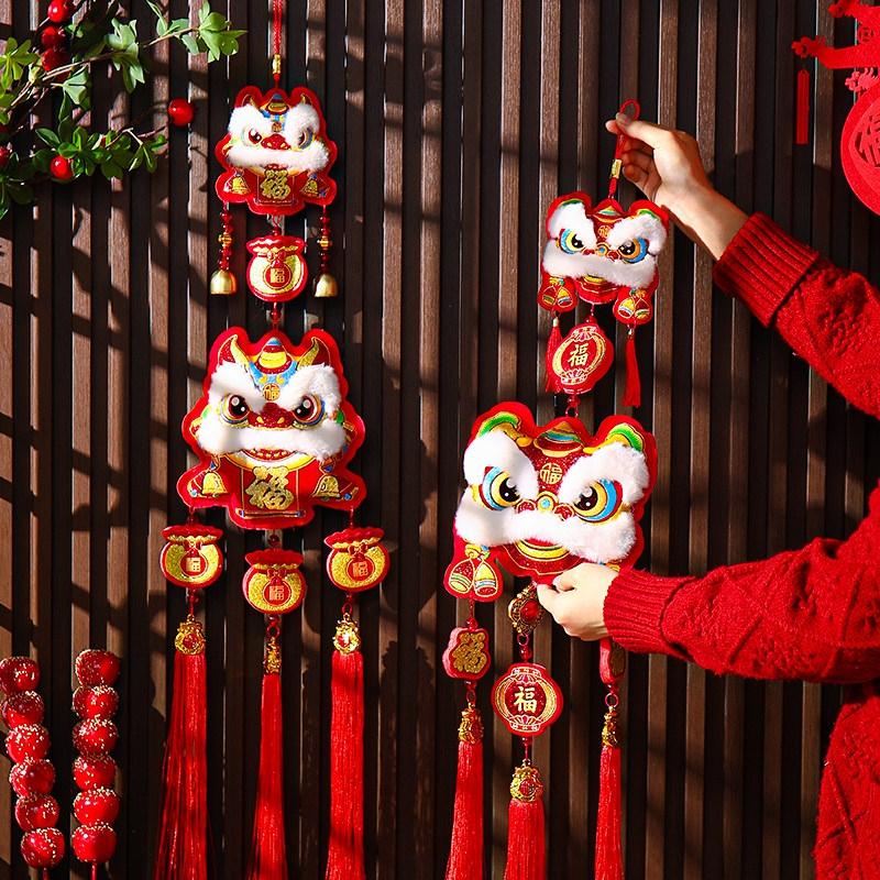 New Year Hanging Ornament Lunar New Year Decoration Horse Year Door Tassel Pendant Chinese Spring Festival Tet Tecoration