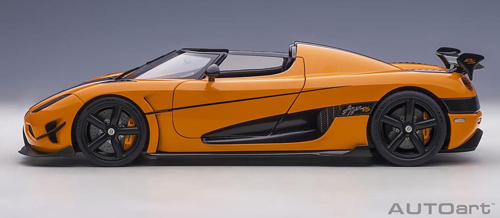 AUTOart Scale Koenigsegg Agera RS Black Finished Product 79023 1/18 Orange/Carbon
