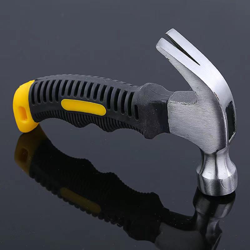 Multifunctional Mini Claw Hammer with Nail Puller & Car Escape Tool