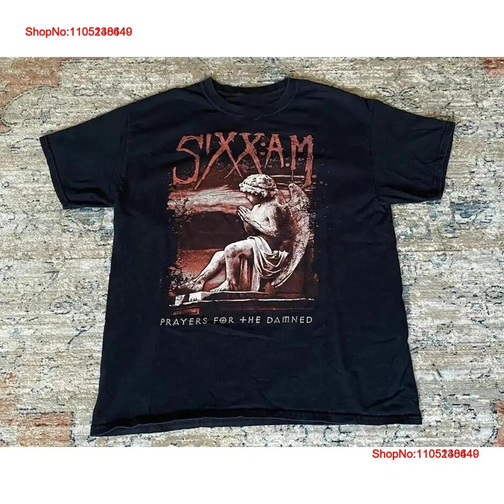 Sixx A M Prayers For The Damned Cotton T Shirt All Size S 4xl Zl1657 Vintage Stretched Homme Soft Casual Breathable