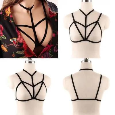 Dessous-Träger für Damen Handgefertigtes elastisches Hohl-Körpergeschirr Mode-BH-Accessoire Für den täglichen Gebrauch und Party-Kleidung Unterwäsche