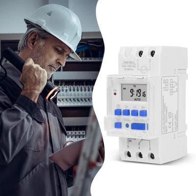 TM919A Time Controller 16A Din Rail Mount Electronic Weekly 7 Days Programmable Digital Industrial Relay Timer Switch Wholesale