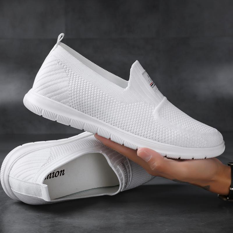 Men Sneakers Elevator Shoes Height Increase Shoes Height Increase Insole 5CM Heightening Sport Black White Casual Loafer Fashion