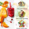 Color Popsicle Stick Ice Cream Stick Kindergarten Handmade Diy Material 114*10*2mm 50 Pcs