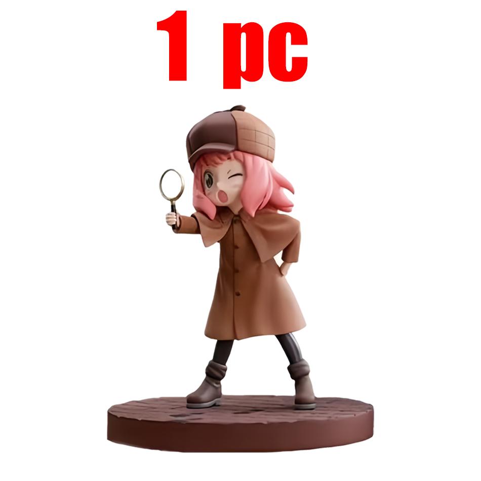 15CM Anime Anya Forger Figure Gekijouban Spy × Family Code White Kawayi Cute Model Toy Gift Collection Set Toy Action Figure
