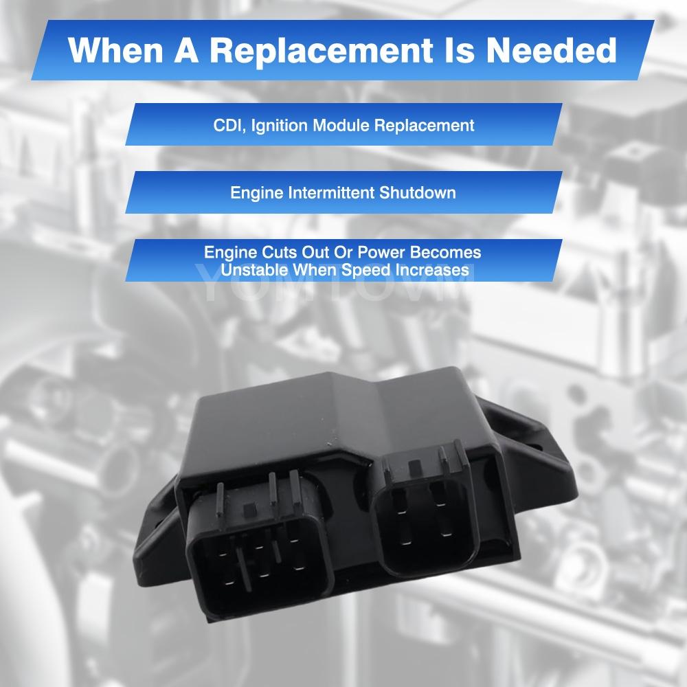 Ignition CDI Module Box Replacement For Nissan Tohatsu 8 HP 9.8 HP Outboard 2004-2009 2010-2014 3AA-06060-0 3AA060600 3AA-06060