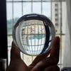 Transparent K9 Crystal Glass Ball Ornament - Ideal Gift for Leader or Elder, Perfect for Living Room or Office Decor