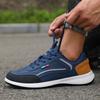 Thin Breathable Men Sneakers PU Leather Climbing Footwear Male Outdoor Light Soft Rubber Sole Jogging Trekking Walking Sneakers