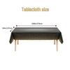 Waterproof Thickened Party Tablecloth - High-End Feel, Printed Plastic for Birthday & Wedding Table Run.