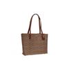 Coach Willow Coated Canvas Calfskin Tote Bag , Shopping Bag , Handbag , Shoulder Bag Large Women's Brown (Unisex) Shoulder Bags