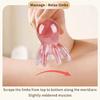 Resin Octopus Massage Comb Head Meridian Scraping Scalp Massage Brush Acupuncture Gua Sha Massage Comb Fatigue Relief Massage