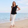 Damenmode Sexy Kuhdruck Damen Crop Ärmelloses Westentop