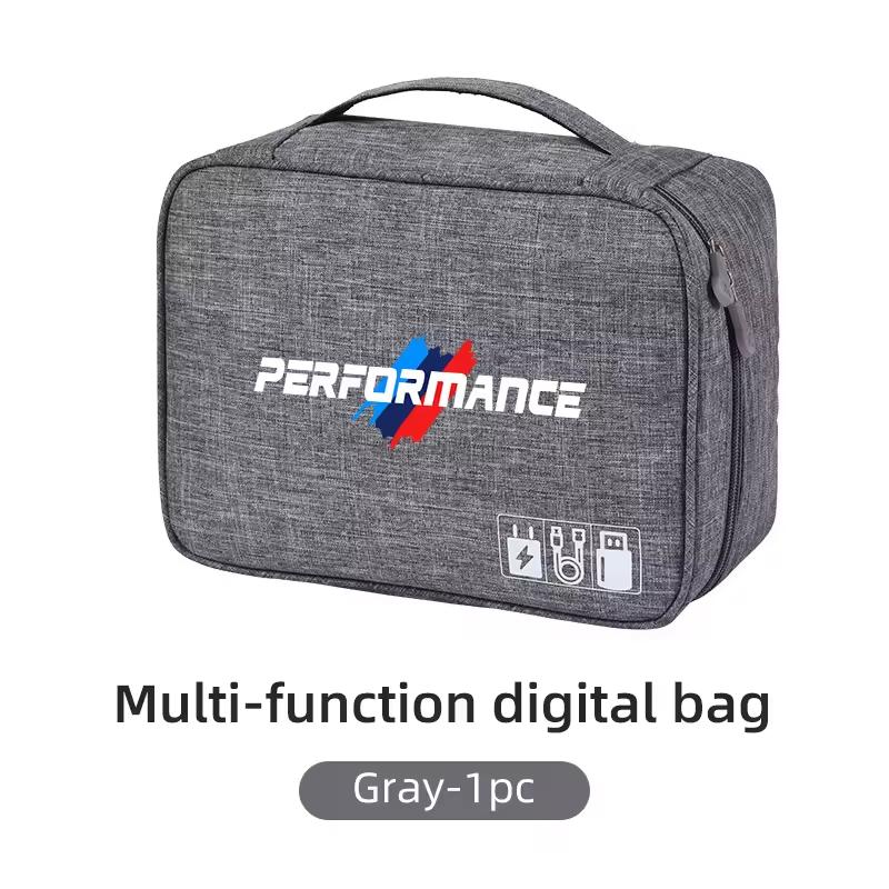 For BMW 1 Se E88 For BMW M Performance E46 E90 E60 F20 X1 F10 F30 X3 E70 pendant Car Accessories Digital Storage Bag Data Cable EVA Tools Case
