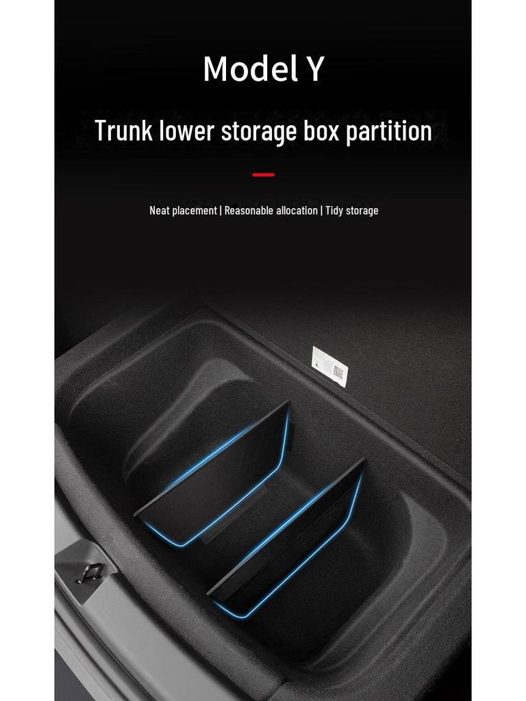 Compatible Trunk Storage Divider for Tesla Model Y