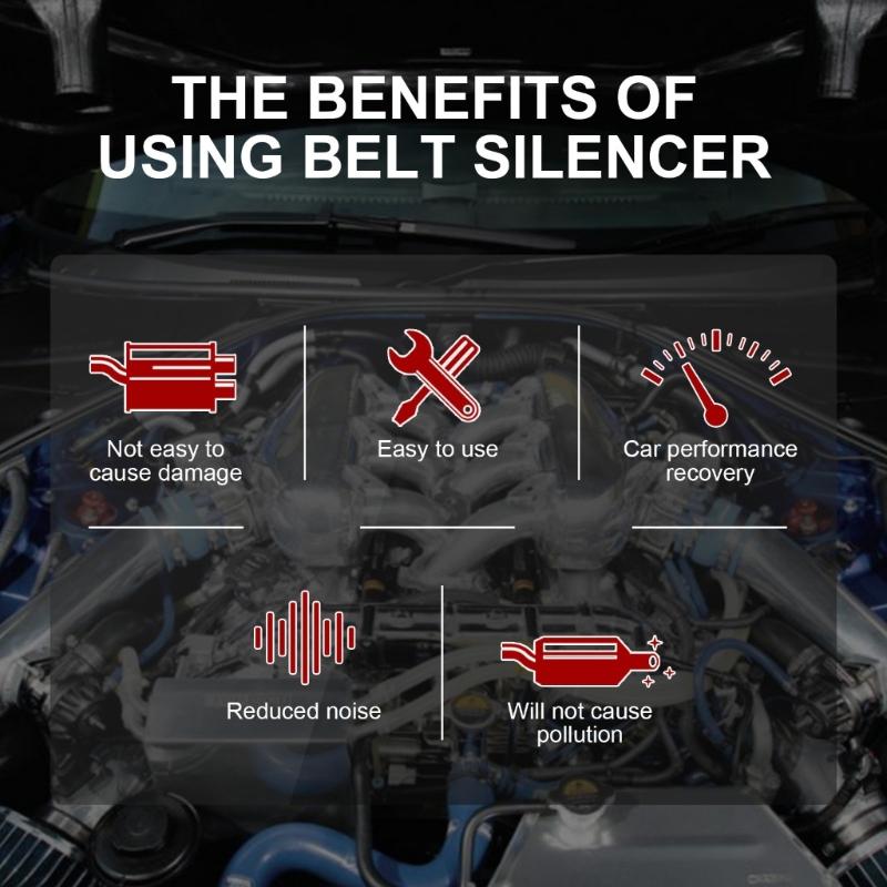 100ml Automotive Belt Noise Reduction Stops Squeaks Prevents Wear Belt Dressing Sprayer Engine Belt Silencers
