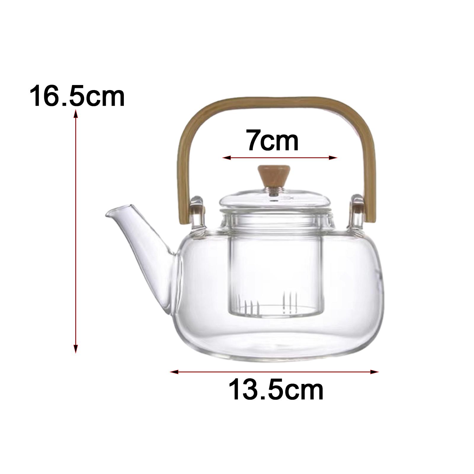 

Стеклянный чайник для чая Kung Fu со съемным ситечком для чайного домика отеля