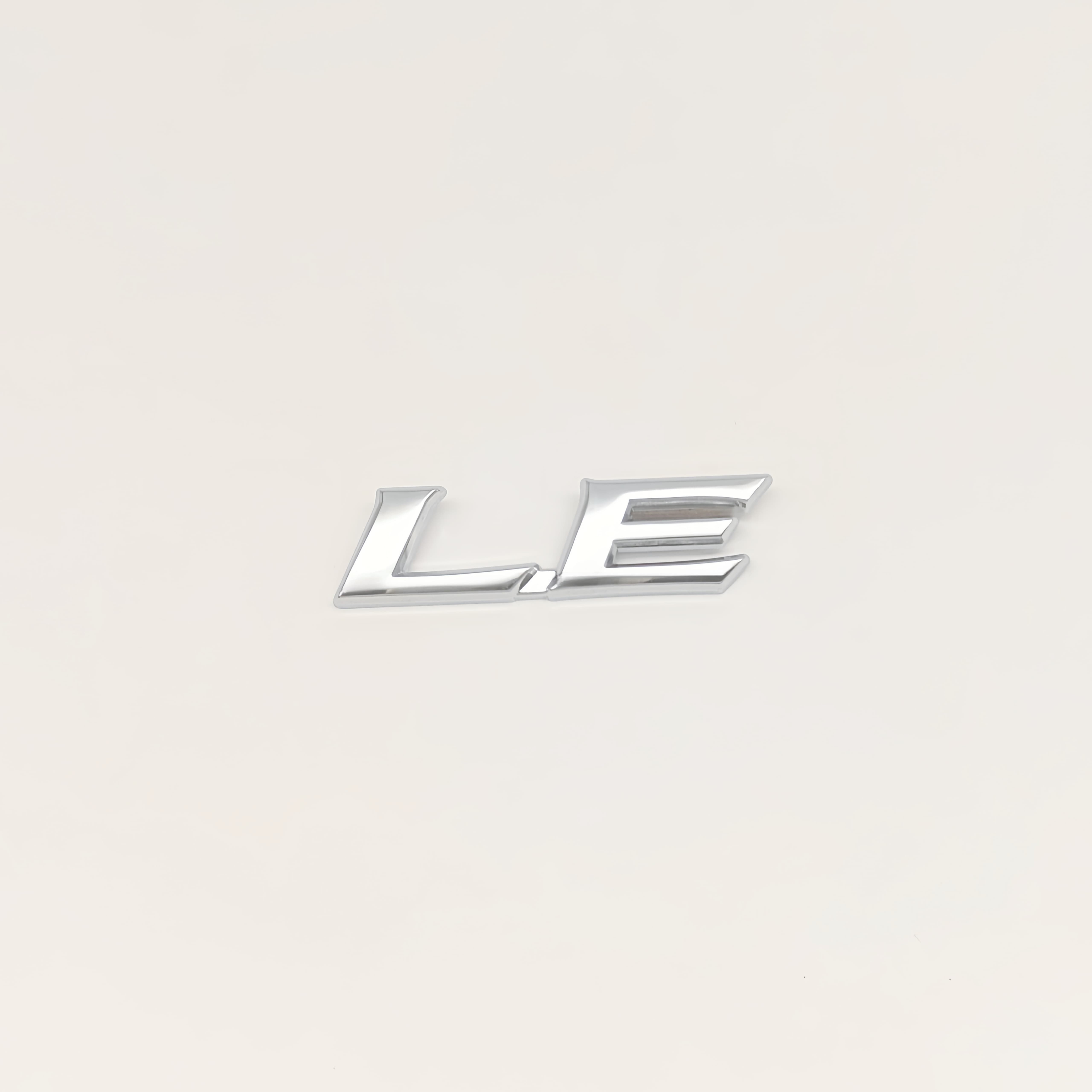 1PC 3D Metal LE XLE XLS Badge Sticker Rear Trunk Emblem Decal for camry sienna LE