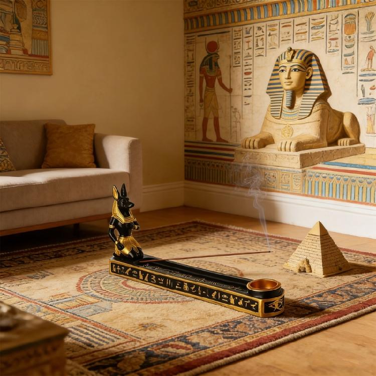 Egyptian Incenses Stick Holder Incenses Holder for Stick Egyptian Incenses Burners with Ashes Catcher Home Decorations