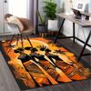 1pc. Ethnic Style African Women Silhouette Outdoor Rug Home Decorative Carpet Office Chair Cover Gift