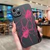 For iPhone 16 15 14 13 12 11 Pro Max XS X XR 7 8 16 Plus SE 2022 Silicone Case Shoockproof  Popular Black Red Spider  Soft Cover