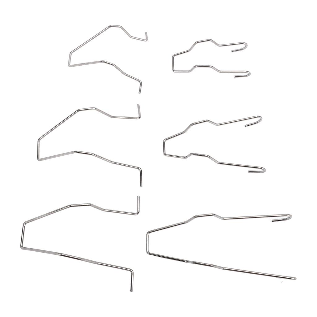 6Pcs Car Bulb Clip Stainless Steel Scratch Resistant Headlight Retainer Spring Clip for H1 H3 H4 H7 Bulbs