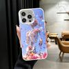 Floral Skull Flower Skeleton Soft Phone Case for iPhone 15 16 17 Pro Max 17Air 16E 14 Plus 13 12 Mini Shockproof Cover Back Shel