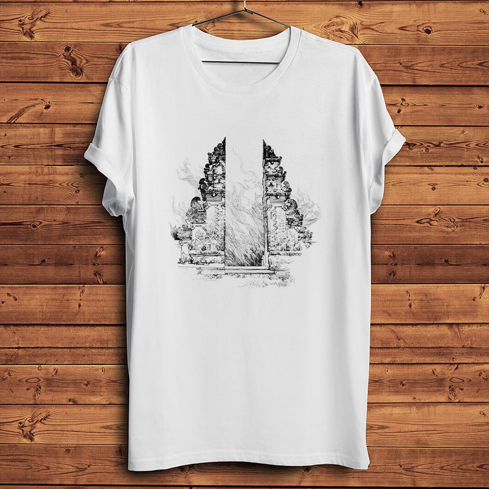 Candi Bentar of Bali IslandSplit GatewayHandara GateCandiBentar TShirtCasual TshirtUnisex TeeNocrack Breathable Print S