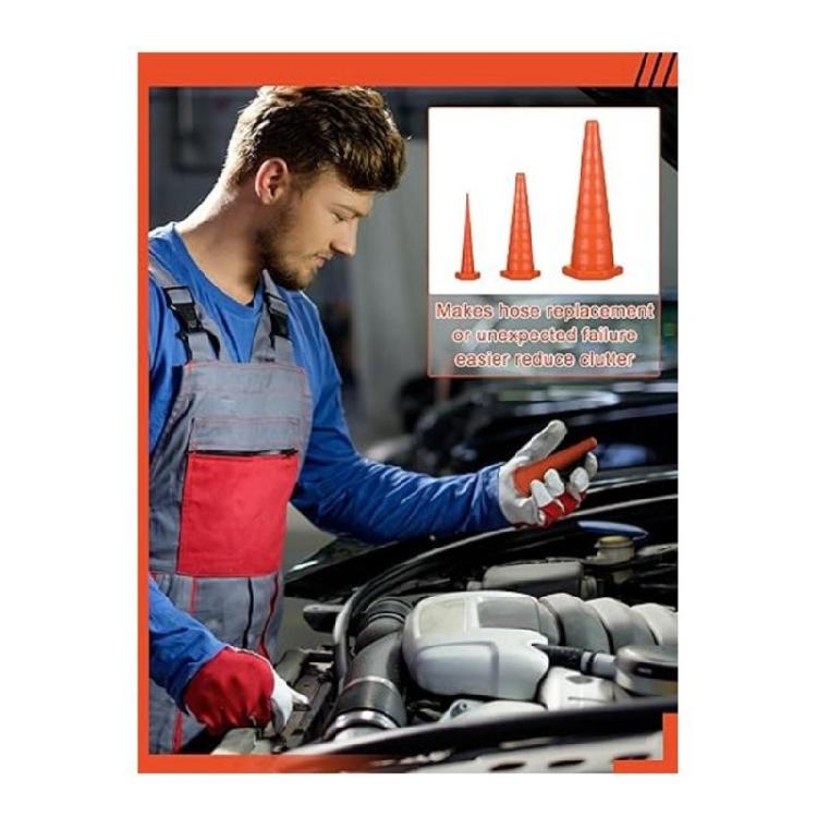 Hydraulic Oil Service Plugs Large Medium Small Sizes Oil Resistant Stoppers Industrial Rubber Hose Cover Enduring