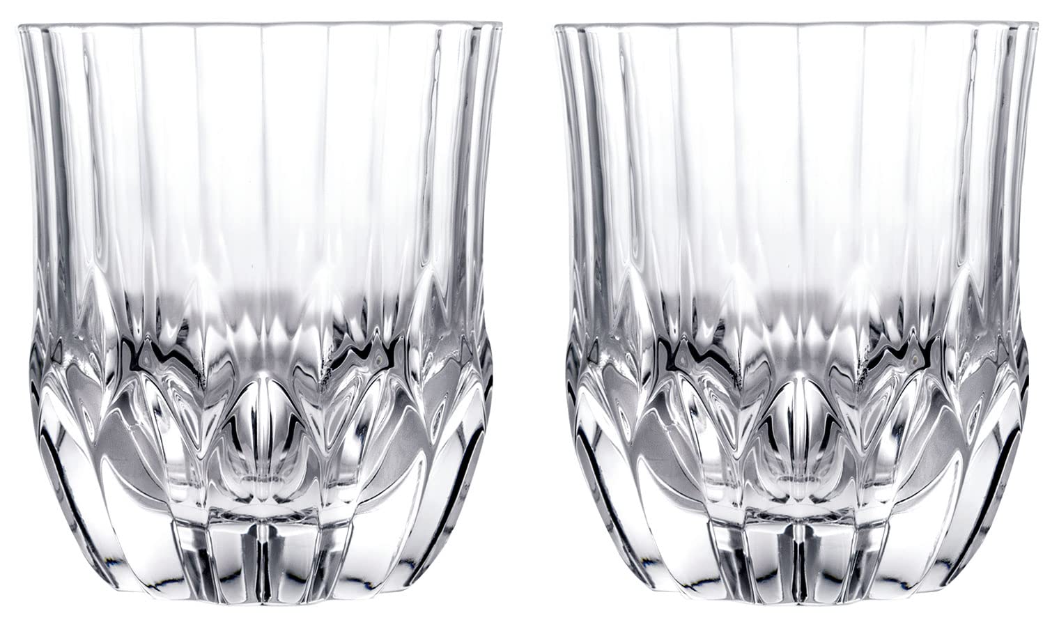 

Yoshitani Glass Adagio Rocks Glass, Free Cup, 350ml, Pair Set, RC-292-2