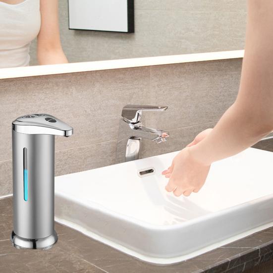 Automatischer Seifenspender 285ML Berührungsloser Sensor Spülmittelbehälter Wasserdicht Einstellbare Menge Küche