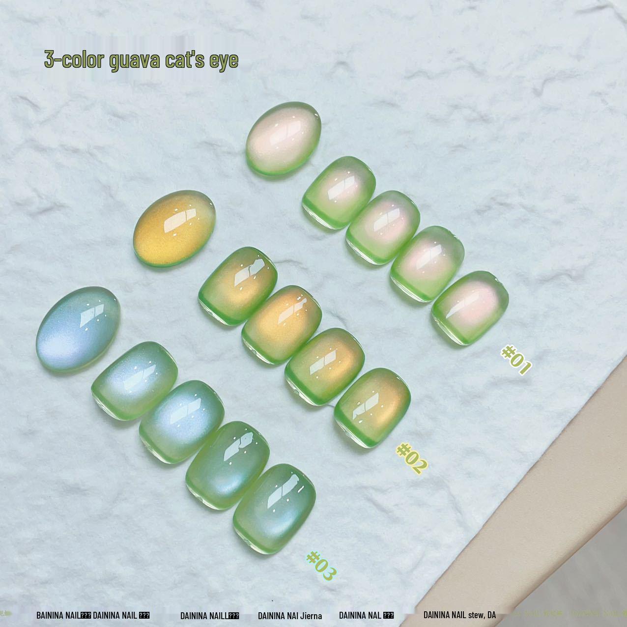 

Daina Barala Cat Eye Gel Polish - Super Flash Green (2025 Nail Salon Exclusive)