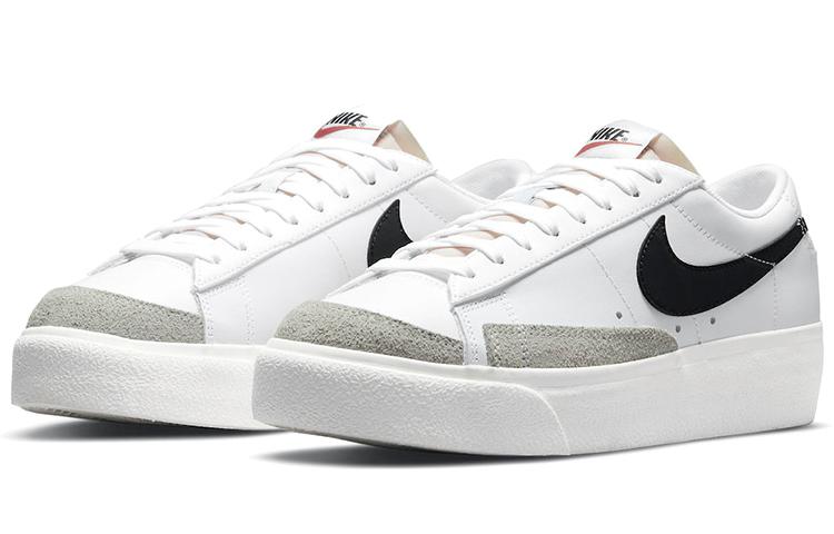 Nike Blazer Low Plateau Weiß Schwarz Damen DJ0292-101