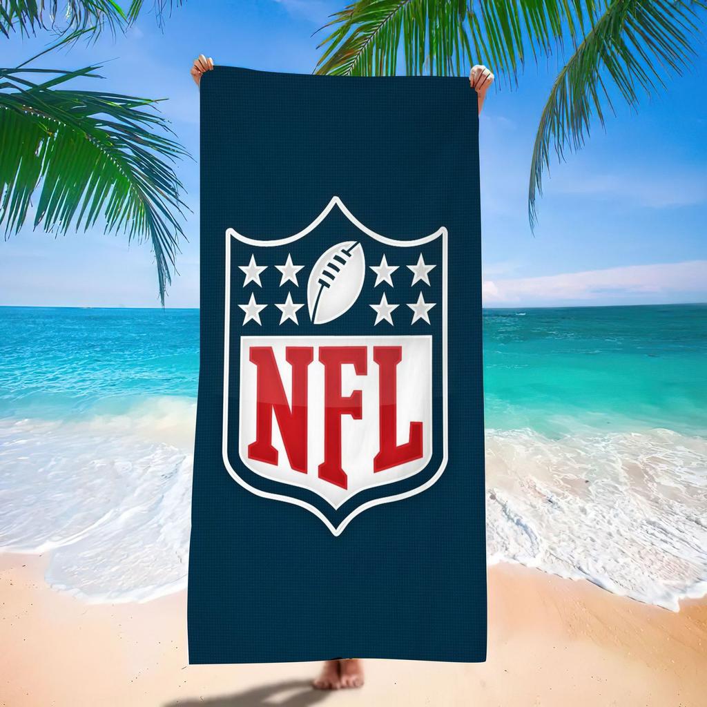 American Nfl Football Beach Towel Absorbent Quick-Drying Swimming Bath Towel Adult Beach Towel One Order