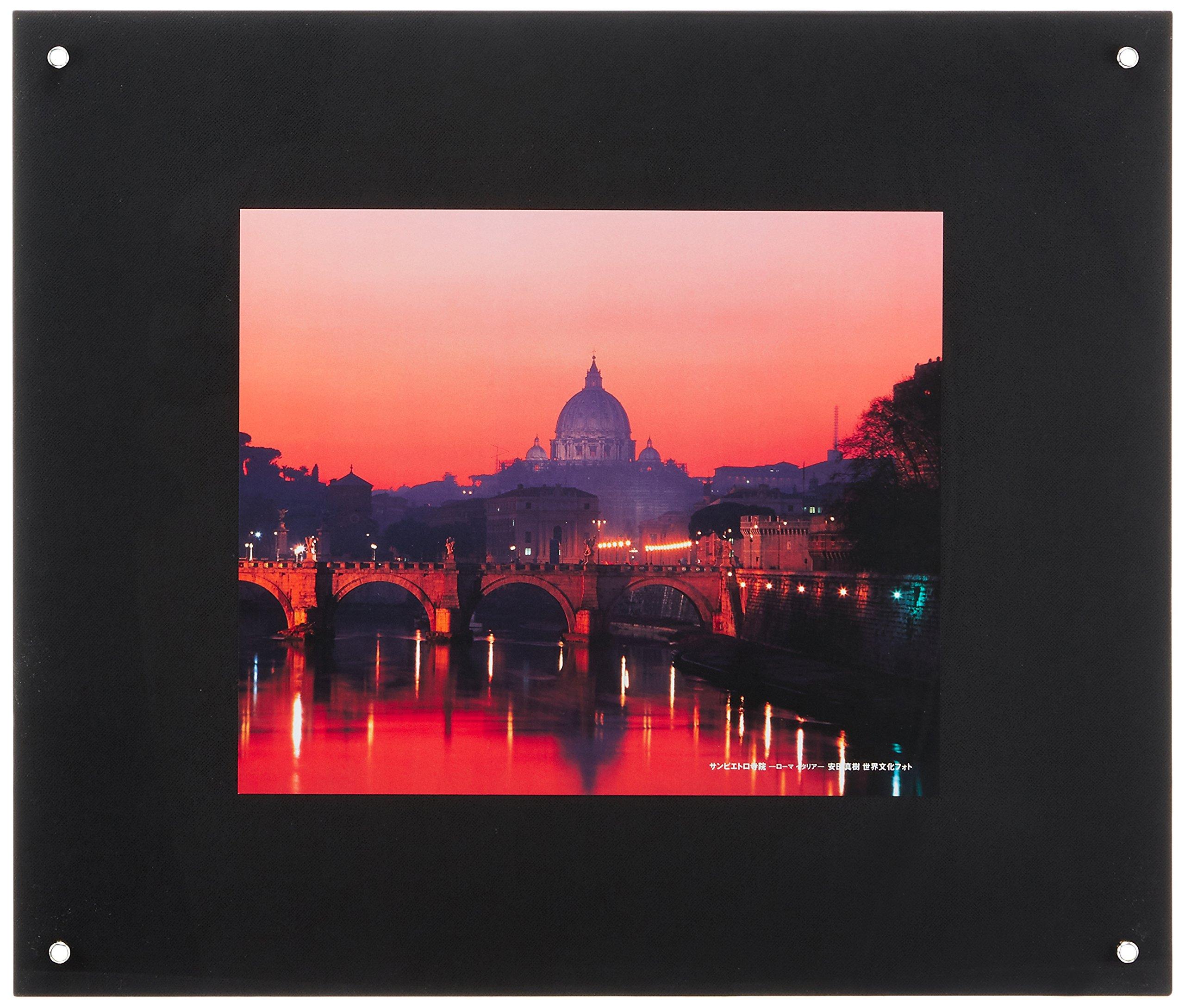 

FUJICOLOR Picture Frame Pro Frame Size Free Special Size Acrylic Black 40090 [Special L] чёрный