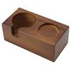 Wooden Coffee Protafilter Stand Holder Coffee Tamper Holder Stand Tamping Station