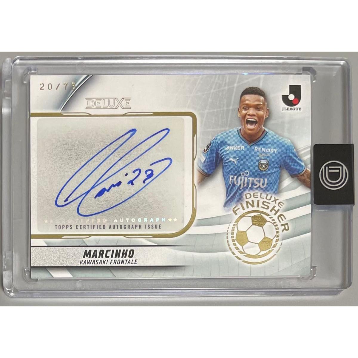 Used [J League] topps DELUXE J League / Marcinho / Autograph / 75 shillings