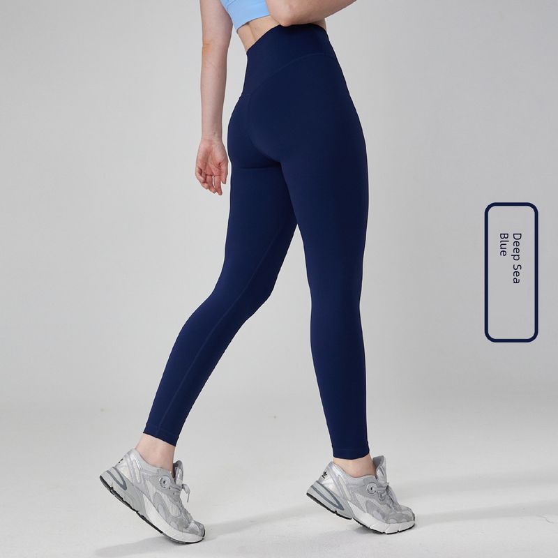 Lu Same Sports Vest Women's Elastic Rib Fixed Chest Pad Yoga Bra Skinny Slimming Nude Feel Beauty Back Underwear
