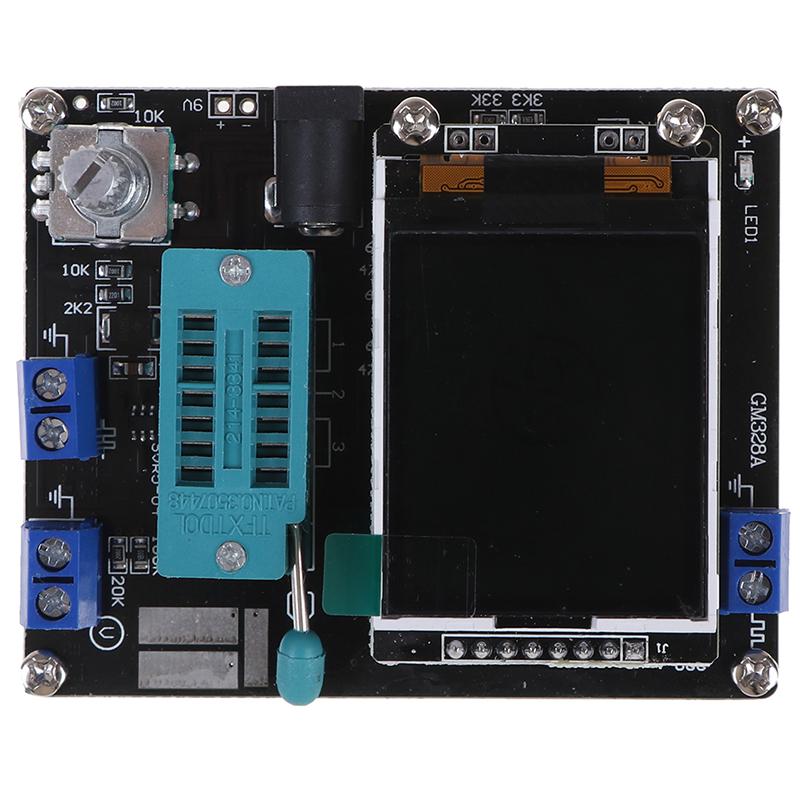 GM328A Assembled Transistor Tester LCR Diode ESR Capacitance Meter