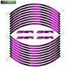 For ZX-7R ZX7R motorcycle accessories 17-inch front and rear wheel decals fairings and reflective gradient sticker decorations