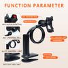 Universal 360° Flexible Cell Phone Holder Arbitrarily Curved Clamp on Desk Mobile Phone Stand for Desk Clip Bracket Clamp Stand