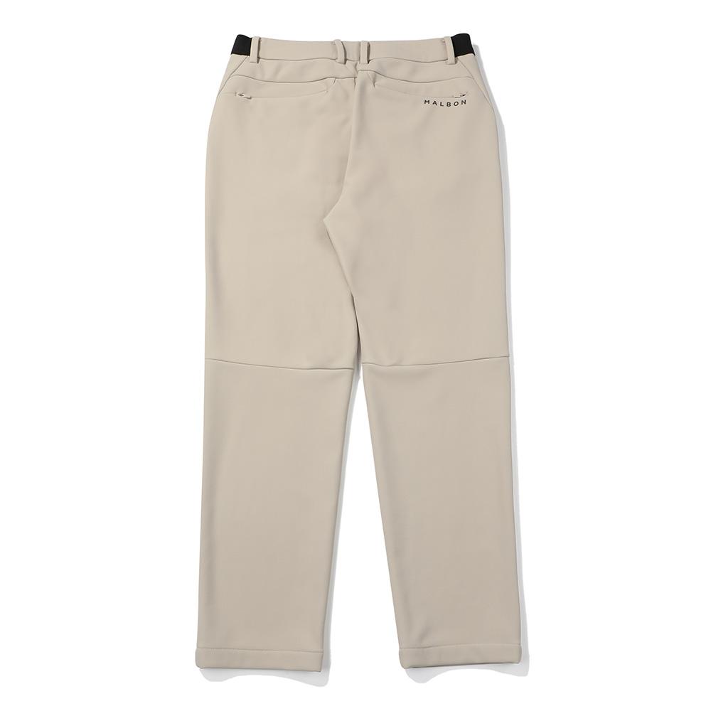 MALBON GOLF Tech Fleece-Lined Straight Pants Greyish Beige (Man)